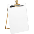 U Glass Dry-Erase Desktop Easel, UBR4974A0106