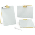 U Glass Dry-Erase Desktop Easel, UBR4974A0106
