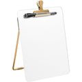 U Glass Dry-Erase Desktop Easel, UBR4974A0106