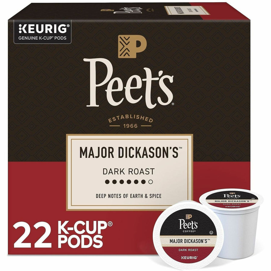 Peet's Coffee® Major Dickason's Blend Coffee, 22 / Box, GMT2403