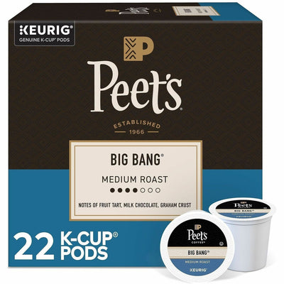 Keurig Dr Pepper . Peet's Coffee K-Cup Big Bang Coffee, 22 / Box, GMT2407