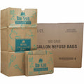 AJM Packaging Bio Save Bio-Save 30-gallon Lawn & Leaf Bags, Brown, 50 / Carton, AJMRBR30105BO