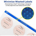 Avery Printable Round Labels, 2.5", Matte White, 225 Labels (22562), 225 / Pack, AVE22562