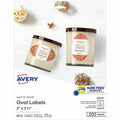 Avery Printable Oval Labels, 2" x 3-1/3", White, 200 Labels (22570), 200 / Pack, AVE22570