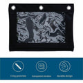 Business Source Binder Pencil Pouch, Black, 6 / Bag, BSN18303