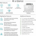 HP LaserJet Enterprise M406dn Desktop Laser Printer - Monochrome, HEW3PZ15A