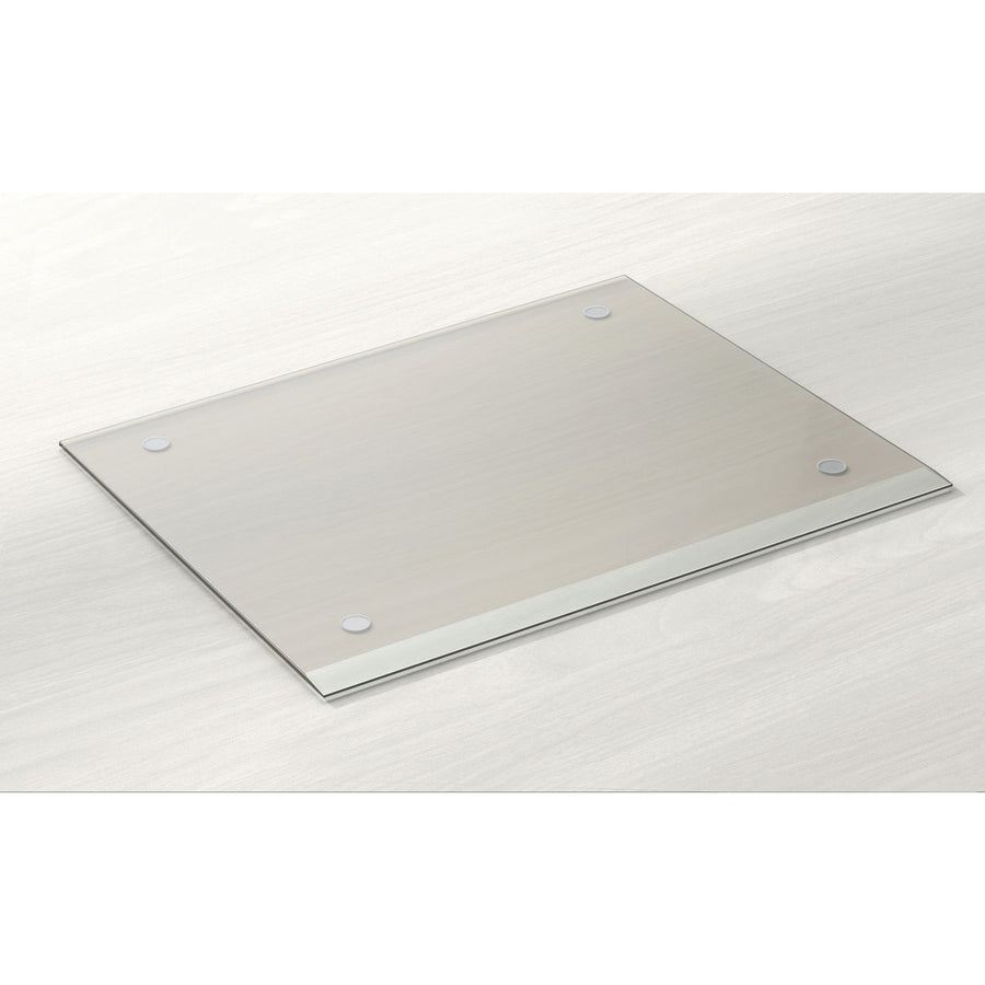 Lorell Desk Pad, 24" x 19", Clear, Rubber, Beveled Edge, LLR39658