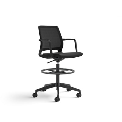 Safco Medina Extended Height Office Chair, Dual Color, SAF6827BL