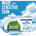 Seventh Generation Free & Clear Fabric Softener Sheets, White, 80 / Box, SEV44930