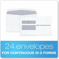TOPS W-2 Continuous Tax Envelope, White, 24 / Pack, TOP2219C