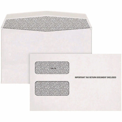 TOPS Adams 1098/1099 Tax Form Envelopes, White, 24 / Pack, TOP2222-2