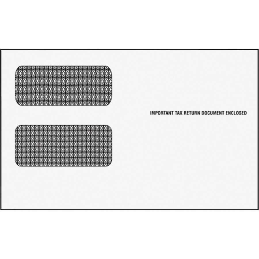 Adams 1099-NEC Envelopes, White, Durable, 500 / Carton, TOPB22223