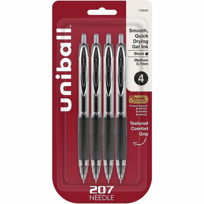 uni-ball uniball™ 207 Needle Gel Pens, 4 / Pack, UBC1738430
