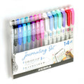 Zebra Pen Zebra SARASA Clip Pen/MIDLINER Marker Journaling Set, 14 / Pack, ZEB10014