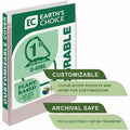 Samsill Earth's Choice Plant-Based View Durable 1 Inch 3 Ring Binders - Assortment 4 Pack, Riose, 8 1/2" Width x 11" Length, SAMMP46939