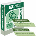 Samsill Earth's Choice Plant-Based View Durable 2 Inch 3 Ring Binders - Assortment 4 Pack, White, 8 1/2" Width x 11" Length, SAMMP46969