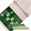 Samsill Earth's Choice Plant-Based View Durable 2 Inch 3 Ring Binders - Assortment 4 Pack, White, 8 1/2" Width x 11" Length, SAMMP46969