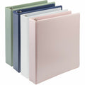 Samsill Earth's Choice Plant-Based View Durable 1.5 Inch 3 Ring Binders - Assortment 4 Pack, Riose, 8 1/2" Width x 11" Length, SAMMP46959