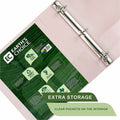 Samsill Earth's Choice Plant-Based View Durable 1.5 Inch 3 Ring Binders - Assortment 4 Pack, Riose, 8 1/2" Width x 11" Length, SAMMP46959
