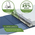 Samsill Earth's Choice Plant-Based View Durable 1.5 Inch 3 Ring Binders - Assortment 4 Pack, Riose, 8 1/2" Width x 11" Length, SAMMP46959