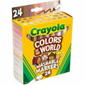 Crayola Colors Of The World Marker, 24 / Pack, CYO587802