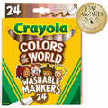 Crayola Colors Of The World Marker, 24 / Pack, CYO587802