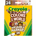 Crayola Colors Of The World Marker, 24 / Pack, CYO587802