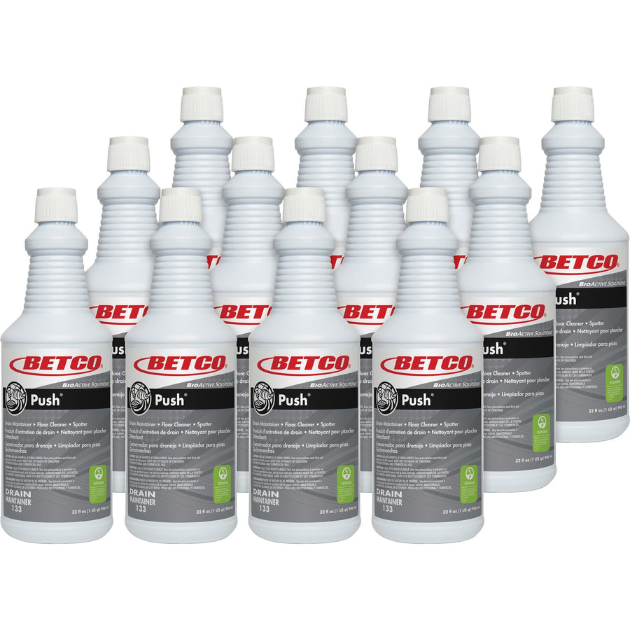 Betco BioActive Solutions Push Cleaner, Milky White, 12 / Carton — view 1