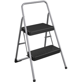 Dorel Cosco 2-Step Household Folding Step Stool, Gray, CSC11137PBL1E