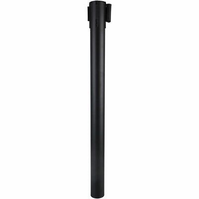 Genuine Joe Crowd-Control Posts, Black, 2 / Carton, GJO00466