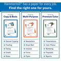 International Paper Company Hammermill Copy Plus Paper - White, 8 1/2" x 11", 10 / Carton, HAM105007CT