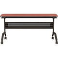 Safco Flip-N-Go Rectangular Training Table, SAFLF1860TSLCRM