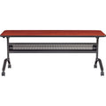 Safco Flip-N-Go Rectangular Training Table, SAFLF2472TSLCRM
