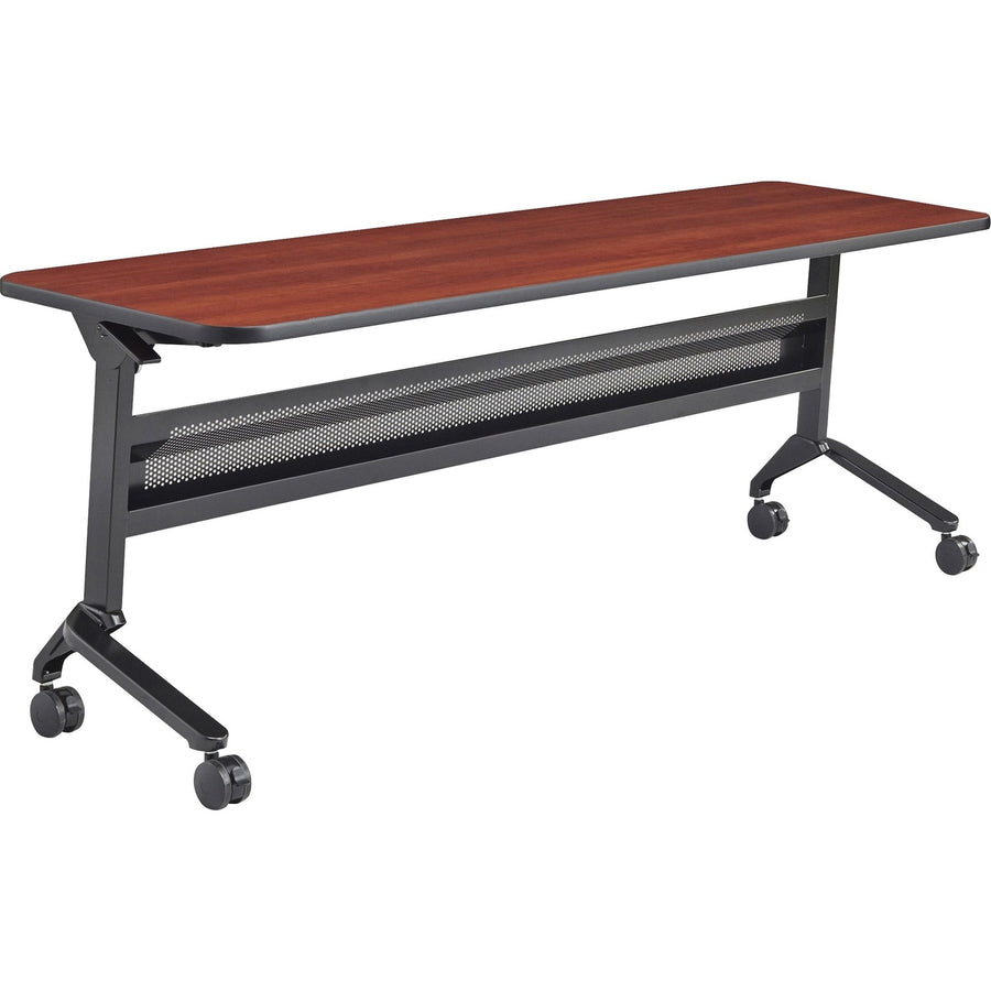 Safco Flip-N-Go Rectangular Training Table, Dual-sided Lever, SAFLF2472TSLCRM