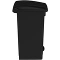Safco Plastic Step-on Waste Receptacle, Black, 12 gal, SAF9925BL