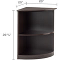 Safco Medina Mocha Laminate Office Unit, Brown, SAFMVBQ2LDC