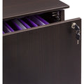 Safco Medina Mocha Laminate Office Unit, Brown, SAFMVLFLDC