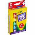 Crayola Washable Paint Sticks, 6 / Pack, CYO546207
