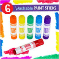 Crayola Washable Paint Sticks, 6 / Pack, CYO546207