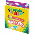 Crayola Bright/Bold Broad Line Markers, 10 / Pack, CYO587725