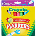 Crayola Bright/Bold Broad Line Markers, 10 / Pack, CYO587725