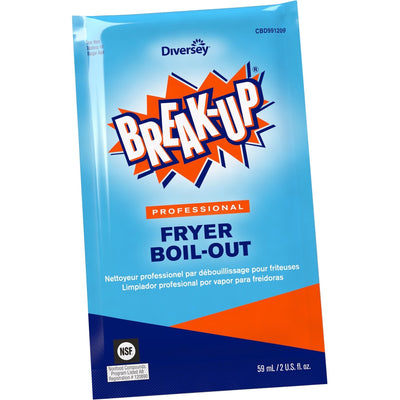 Diversey Break-Up Professional Fryer Boil-Out, Blue, 36 / Carton, DVOCBD991209
