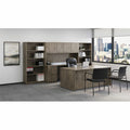 Lorell Prominence 2.0 Double-Pedestal Desk, Other, LLRPD3672DPGE