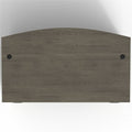 Lorell Prominence 2.0 Bowfront Double-Pedestal Desk, Gray, LLRPD4272DPGE