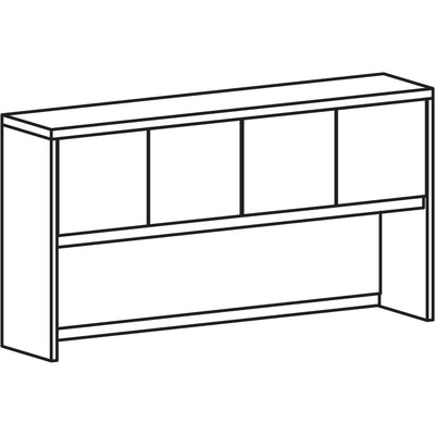 Lorell Prominence 2.0 Hutch, Gray, LLRPH7239GE