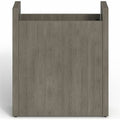 Lorell Prominence 2.0 Modular Table Base with Door, Gray, LLRPLB24GE