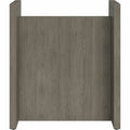 Lorell Prominence 2.0 Slim Modular Table Base, Gray, LLRPLB24HGE