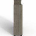 Lorell Prominence 2.0 Slim Modular Table Base, Gray, LLRPLB24HGE
