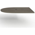 Lorell Prominence 2.0 Half-Racetrack Conference Tabletop, Gray, LLRPOC4860GE