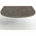 Lorell Prominence 2.0 Half-Racetrack Conference Tabletop, Gray, LLRPOC4860GE